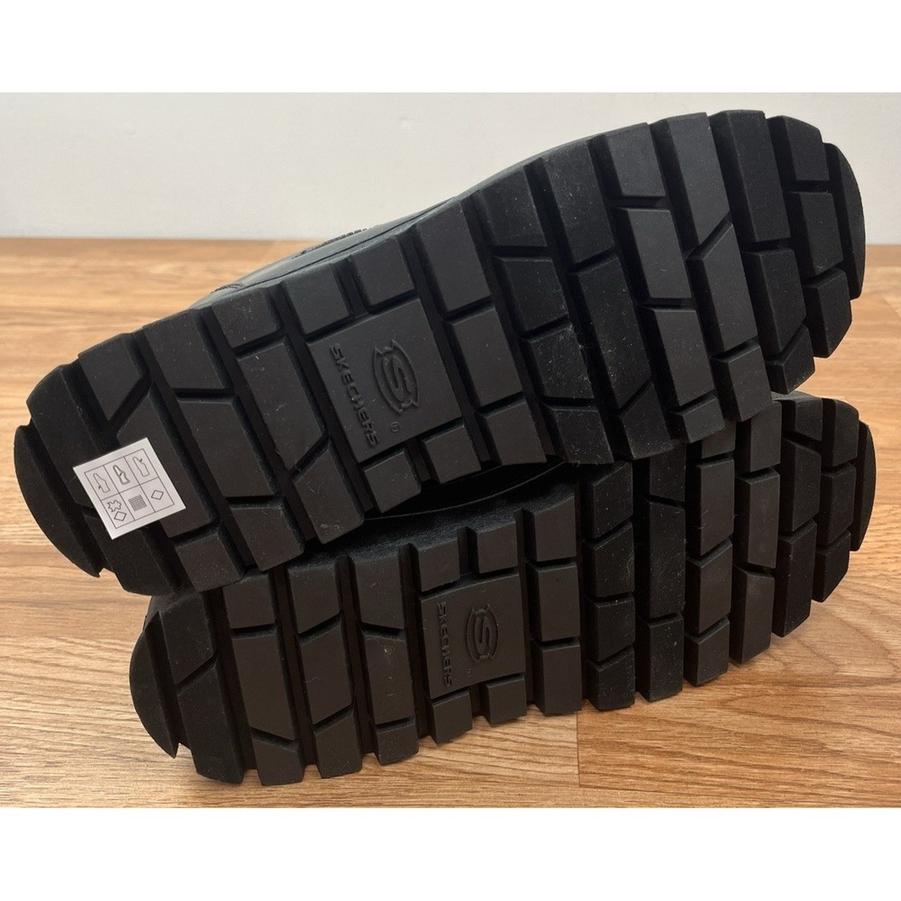 Skechers Jammers Cool Block Shoes Black Faux Patent Leather Women's Size 10 NEW - Picture 11 of 13
